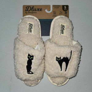 Dearfoams Dluxe Halloween Memory Foam Womens Slippers - Size Small (5-6) - NWT